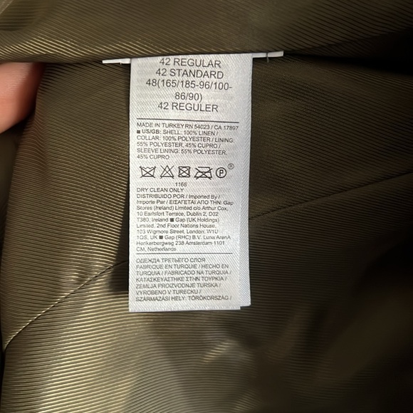 Banana Republic Linen Tuxedo Jacket - Picture 7 of 7